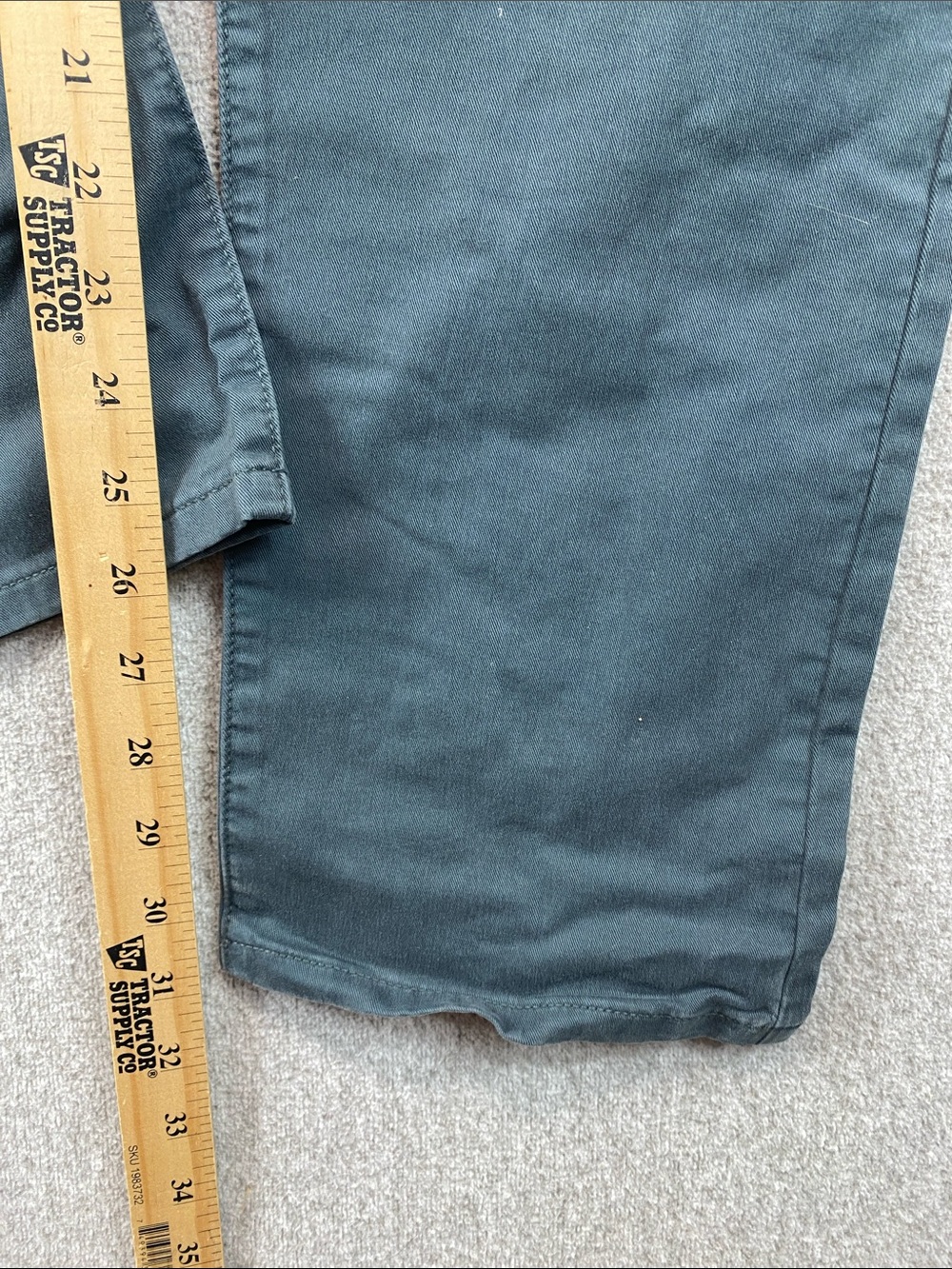 Flint And Tinder Chino Pants Men’s 32x32 straight Fit Gray Cotton office casual - Picture 10 of 11